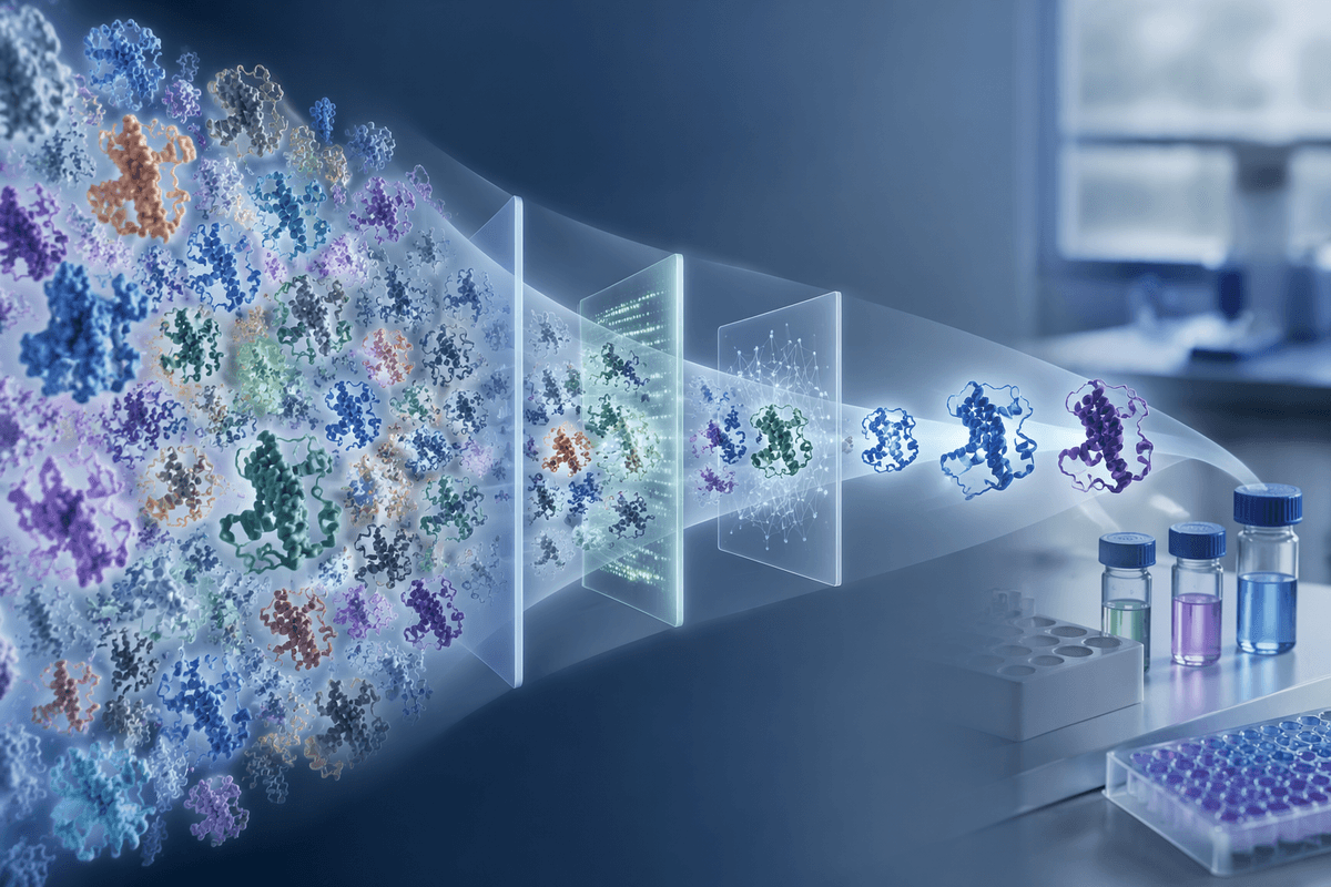 Proof it works: ranking in silico, then testing in wet labs