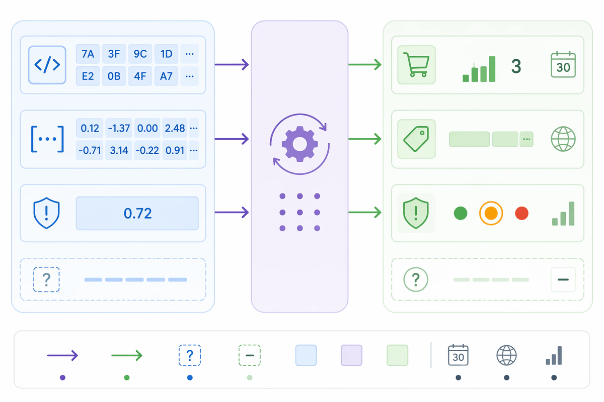 Make the inputs human-readable before explaining the model